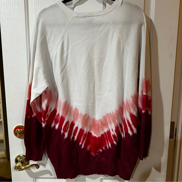 Torrid Slub Pullover Raglan Sweater in Tie Dye - Picture 9 of 11